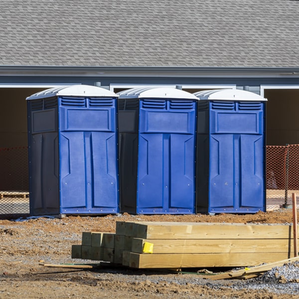 is there a specific order in which to place multiple portable toilets in Ewing Missouri